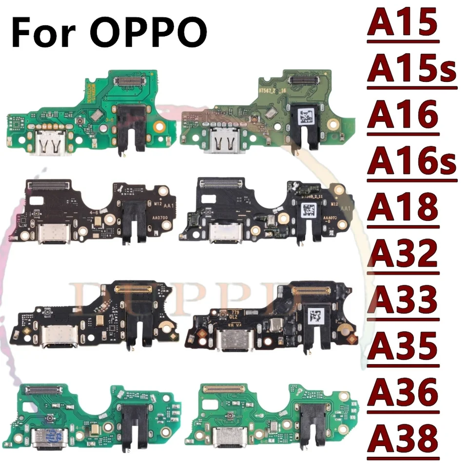 Originál pre OPPO A15 A15S A16 A16S A18 A32 A33 A35 A36 A38 rýchle nabíjanie typu C USB Connector Board Dock Dock Flex CAB