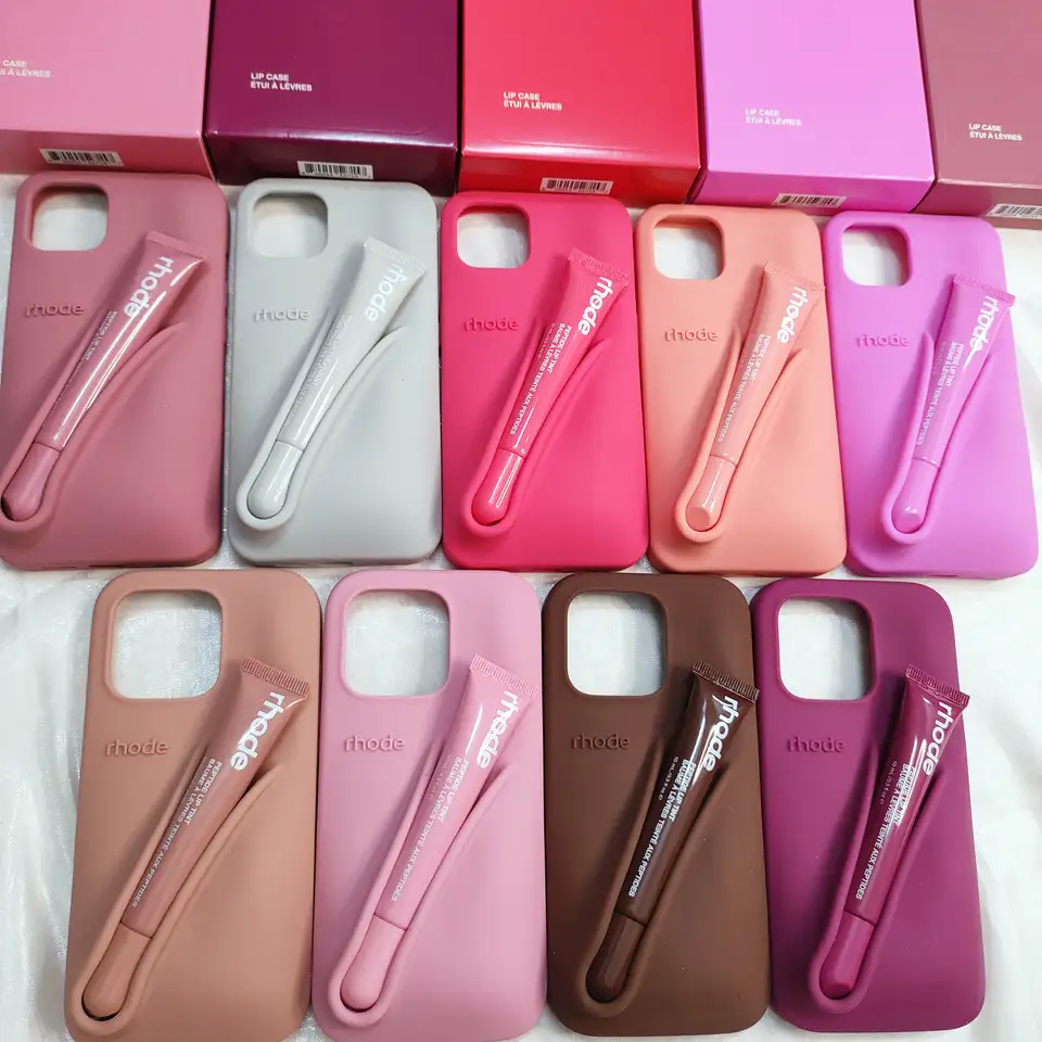 Originálna jesenná horúca farba rúž rúž Rhode Phone pre iPhone 13 14 15 16 Pro Max