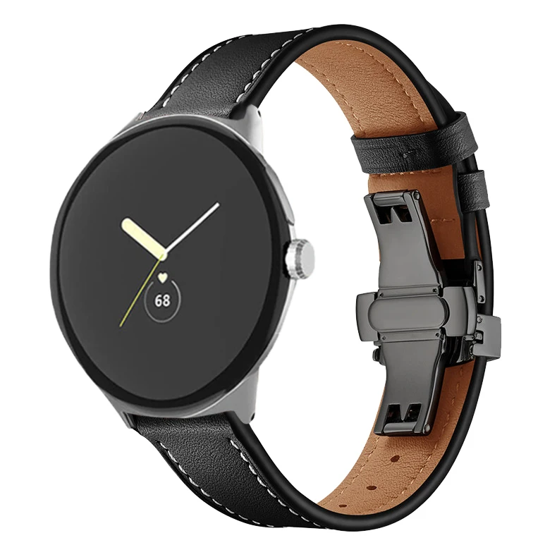 Originálna kožená skupina pre Google Pixel Watch 2/1 Band Race Racrea náramok Smartwatch Náramok Pixel Pixel Strap Accessories