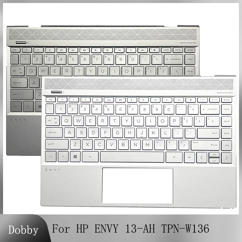 Originálna nová klávesnica US JP UK Jazyk pre jazyk HP Envy 13-ah TPN-W136 TOPAP NAPAŠLA PALMREST CRAP C SHIPL