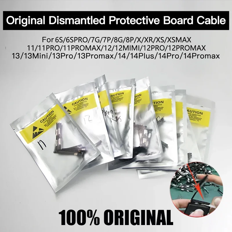 Originálna ochrana batérie Flex kábel pre iPhone x xs xr 11 12 13 14 Pro Max Plus Mini telefón batéria BMS chráni kábel