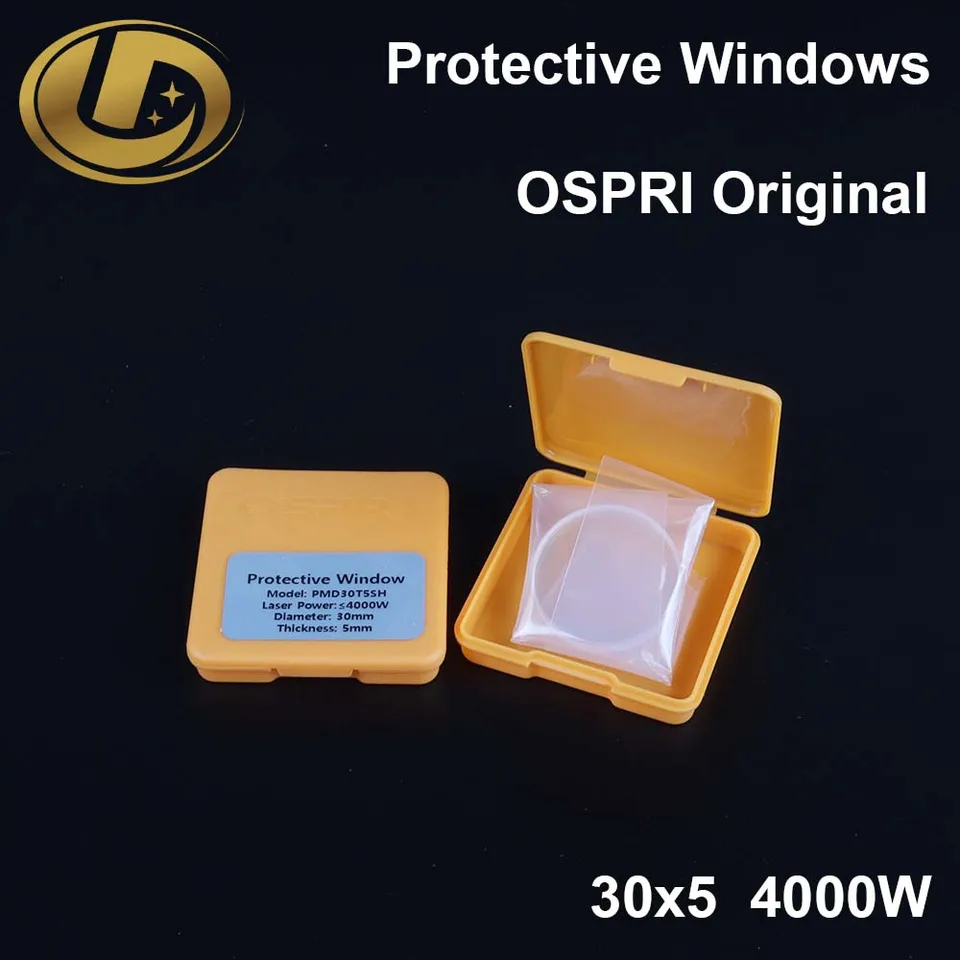 Originálna ochranná šošovka OSPRI Fiber Laser/Windows 30*5 mm 1064nm 0-4000W pre šošovku rezacích strojov Ospri laser