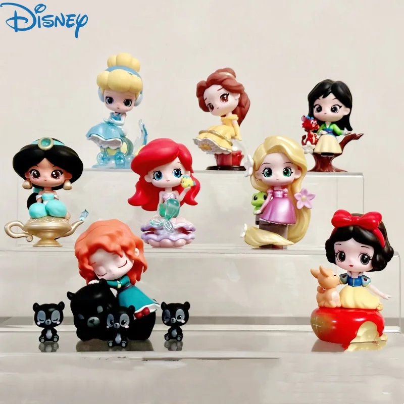 Originálna séria Disney Tale Tale Trend Trend Hračky ozdoba Dievčatá narodeniny vianočné darčeky zbierka postava Model hračky darček