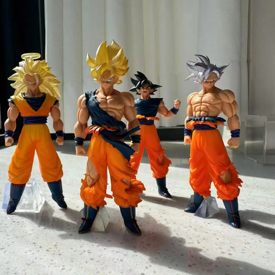 Originálna séria Songoku Hg Gacha Toys Son Goku Anime Figure Model Ozdobia hračky