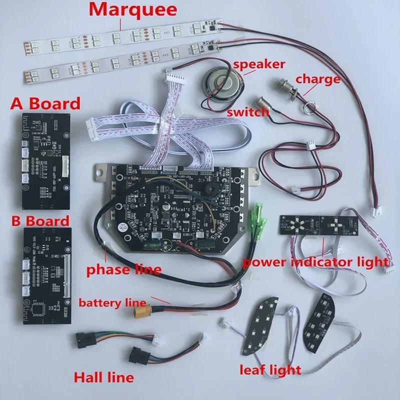 Originálna továreň DIY 6,5 palca Scooter Controller pre samoobslužné príslušenstvo Smart Scooter Hoverboard 36V