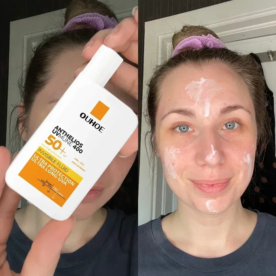 Originálna tvár s opaľovacím krémom Anthelios XL Anti-Shine neviditeľná tekutina Anti-imperfekcia ultra SPF50 BIELING SONALING