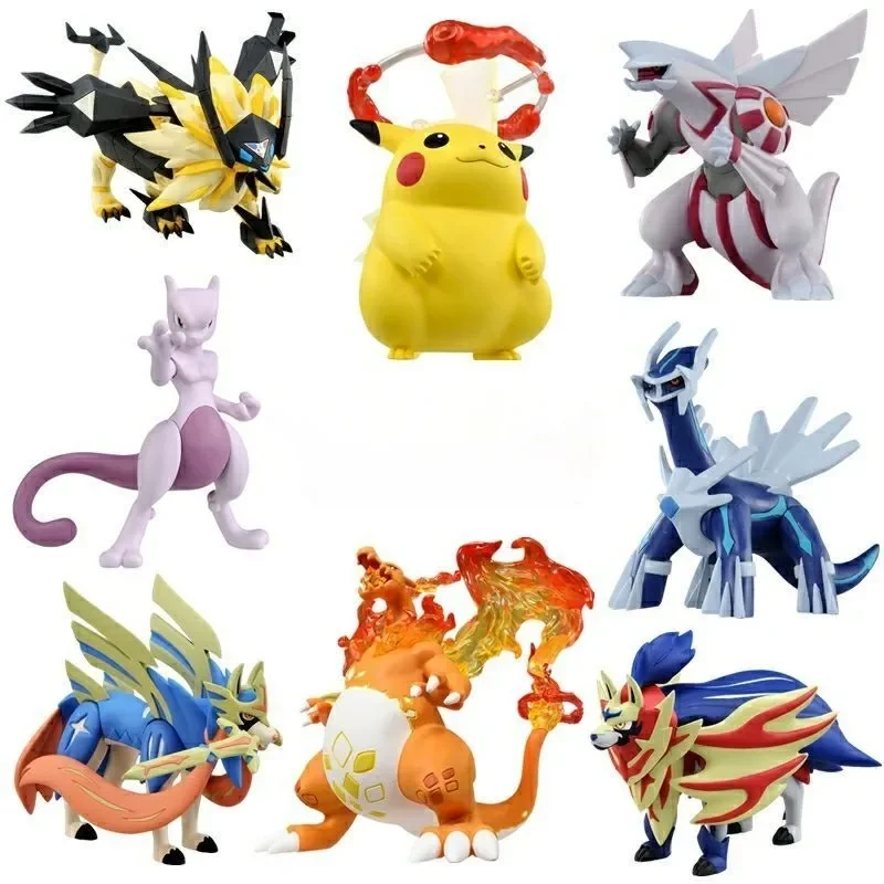 Originálna zbierka Takara Tomy Pokemon Monster Collection Rayquaza Groudon Kyogre Mobile Collective Model Model Ozdoby Hračky Darček