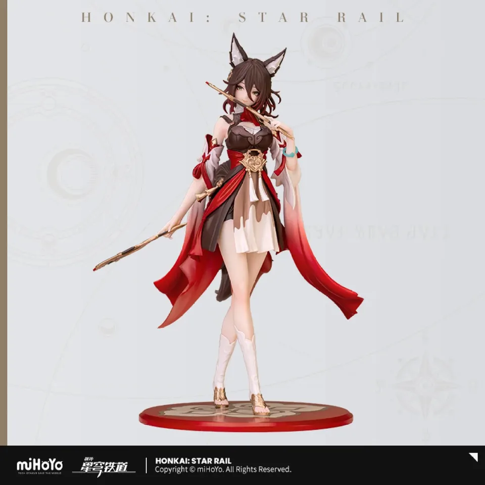 [Originálne] Hra Honkai Star Rail Cosplay Tingyun 1/10 Model Mihoyo Original Fugue PVC a ABS Cartoon Standing Sochy Anime Ornament