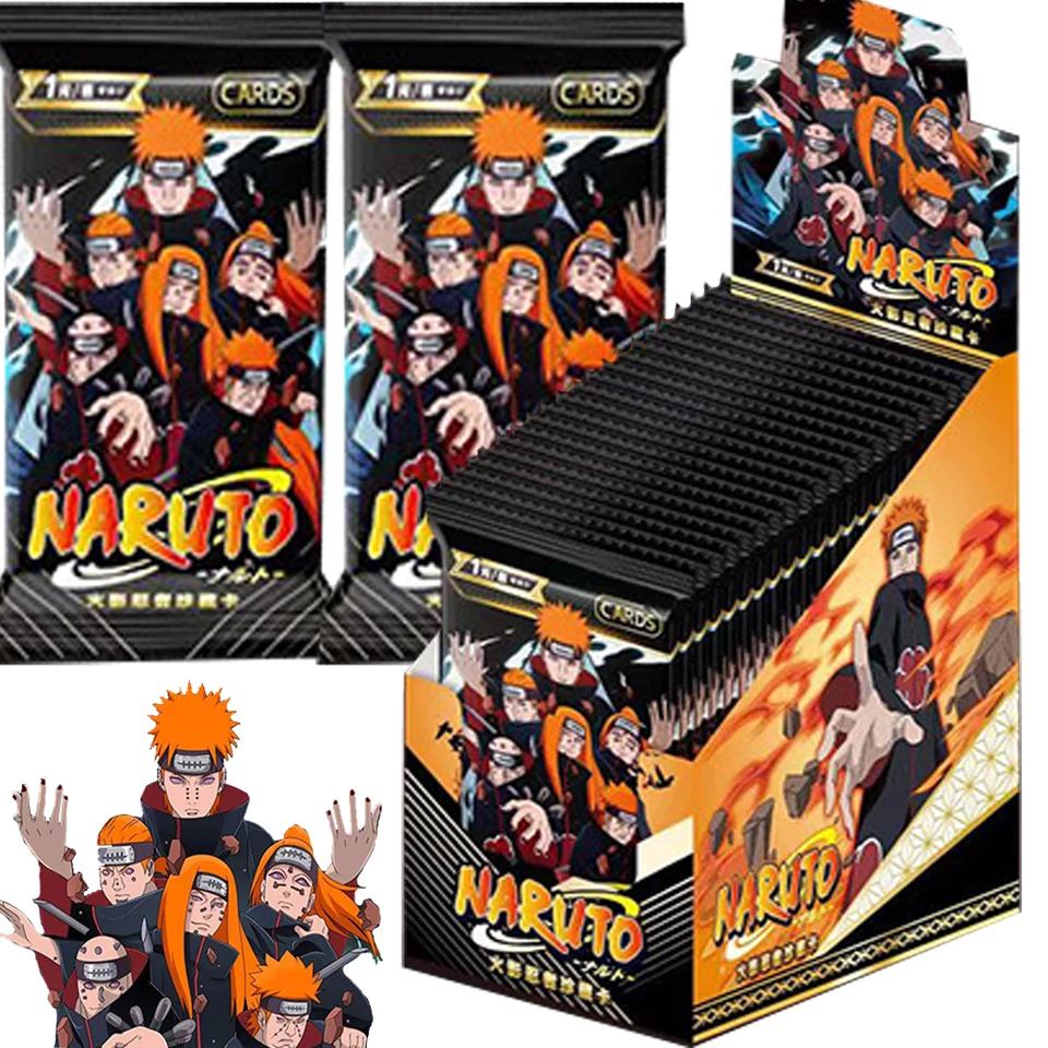 Originálne karty Naruto pre nadšencov anime ninja Hatake Kakashi Orochimaru Jiraiya Základná postava Herné karty pre deti