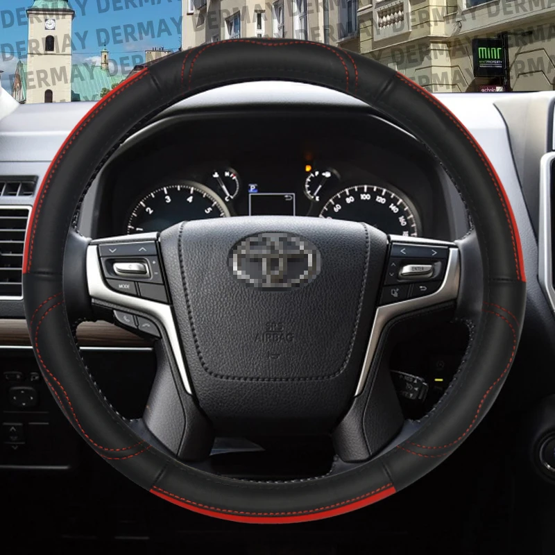 Originálne kožené auto na volant Conser for Toyota Land Cruiser Prado 90 100 120 150 200 300