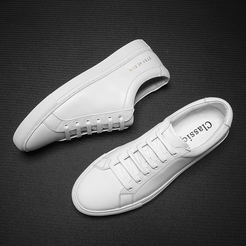 Originálne kožené muži ležérne topánky luxusné značka zhodné talianske topánky Pánske topánky špičkové dizajnérske topánky antiskid Sport Sneaker