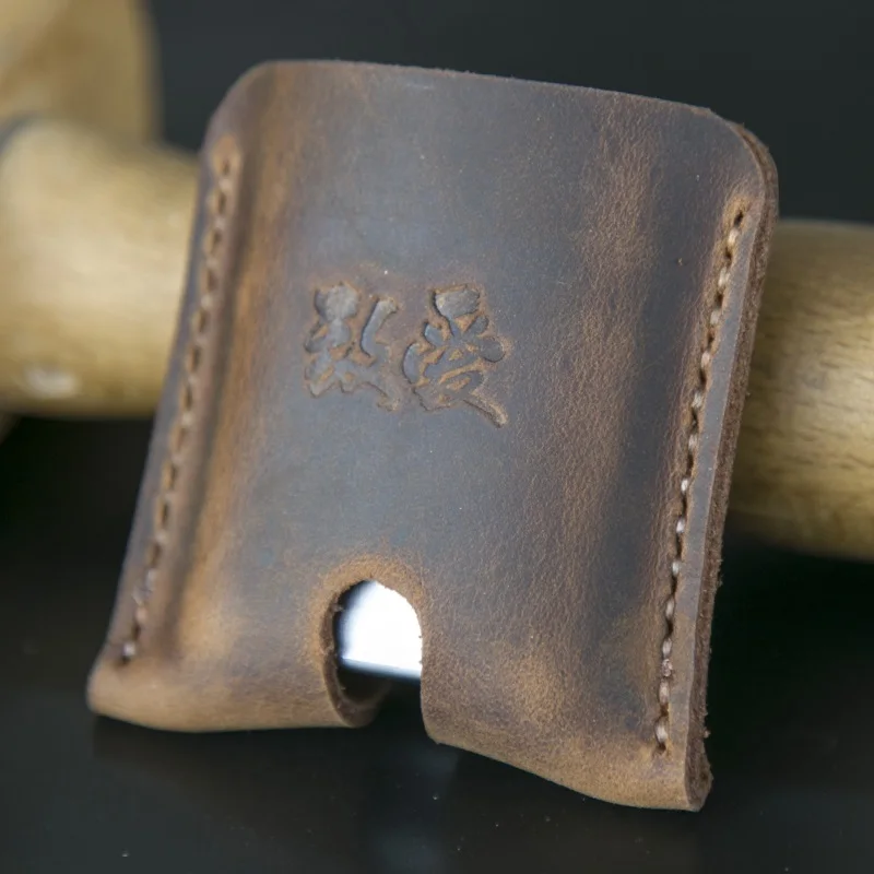 Originálne kožené zapaľovacie puzdro, Cowhide Custom Chráni