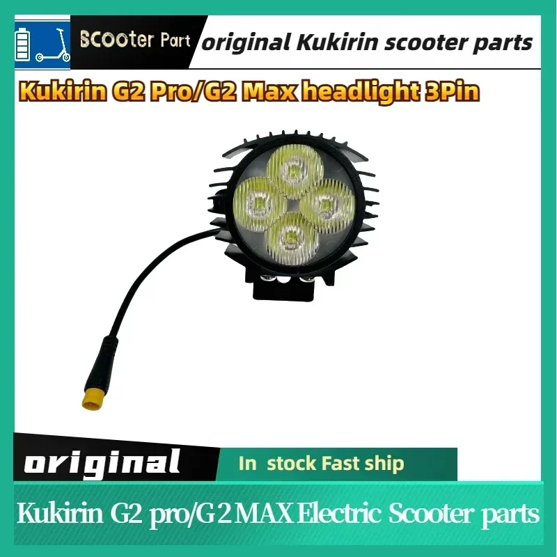 Originálne predné svetlo kolobežky Kugao Kukirin G2 Pro Svetlej svetlom pre Kukirin G2 Max