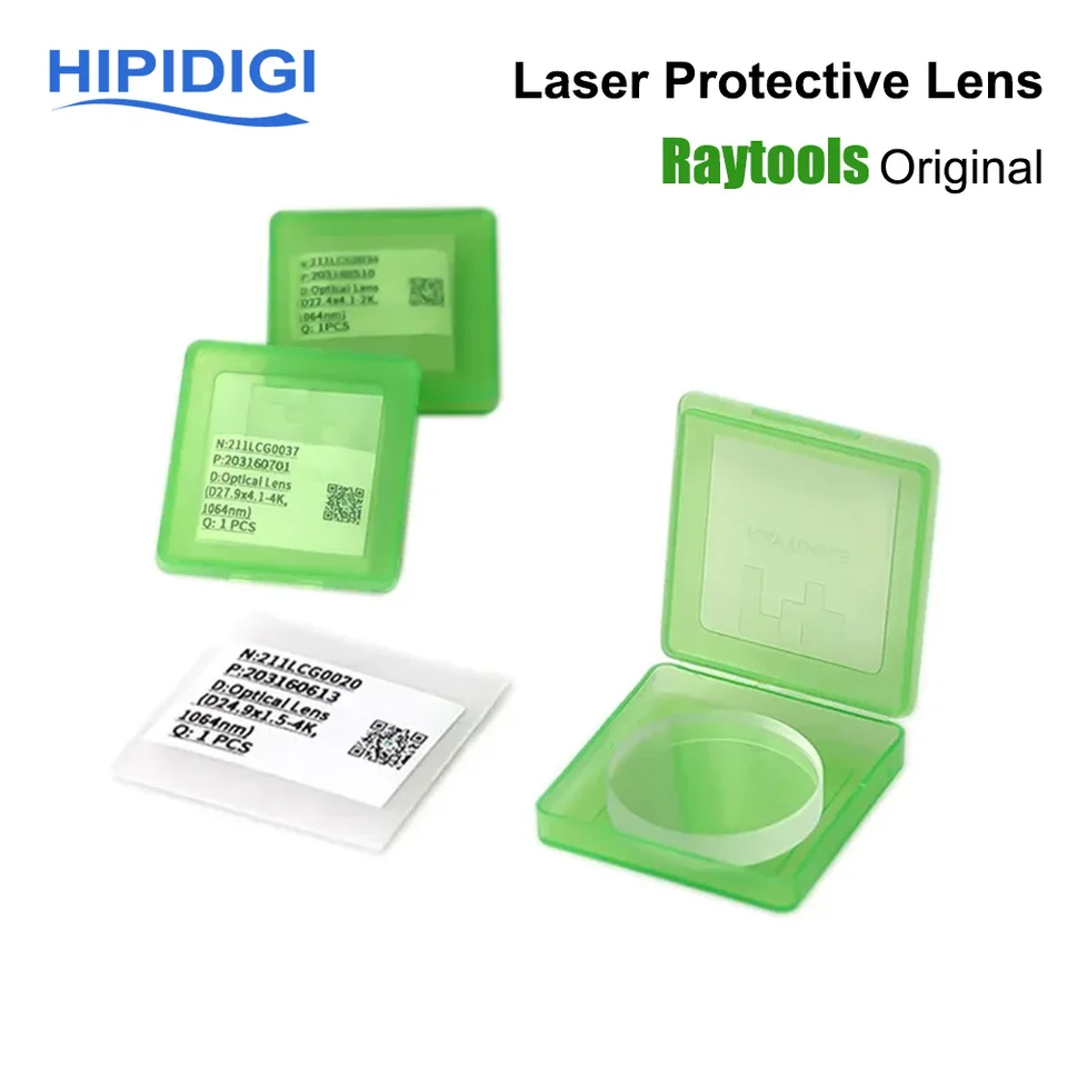 Originálne Raytools Ochranné okná Optický laserový objektív 27,9x4.1 24.9x1.5 37x7 4KW 1064nm 211lcg0037 211LCG0020 120274100B hlava hlavy