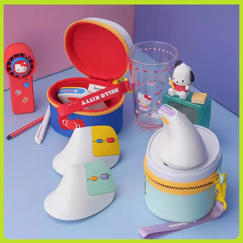 Originálne Sanrio Hellokitty Pochacco ergonomická vertikálna priľnavosť bezdrôtové nabíjanie tiché myš Office Girls Computer Mouse Gift