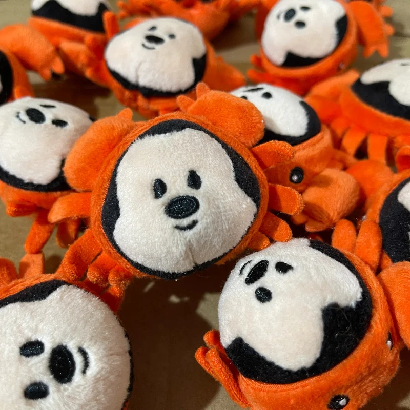 Originálne Tokio Disneyland Lovely Crab Head Mickey Mouse Fľdate plyšové hračky Soft Mickey Head Plyšu Doll Darček pre dievčatá