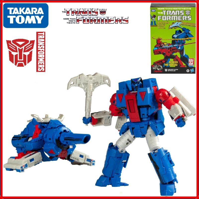 Originálne transformátory 40. výročie Marvel Comics Strathus/Black Mesa Anime Figure Model Hray Propagačná zbierka darčekov