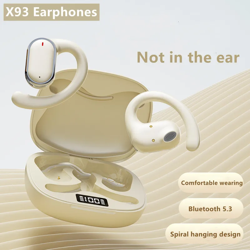 Originálne X93 OWS Bluetooth Serfones Sport Wireless slúchadlá s mikrofrálnym vodotesným hifi stereofónne bezdrôtové slúchadlá