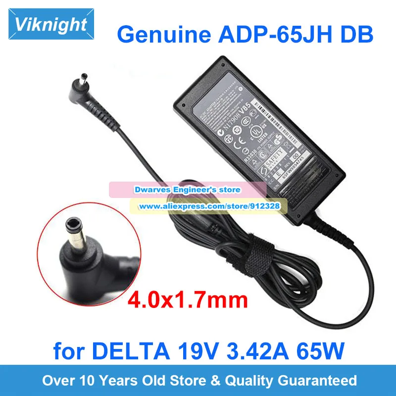 Originálny 19 V 3,42A 65 W AC adaptér ADP-65JH DB NAPOJENIE PRE DOPRAVU DELTA S DELTA S DELTA S DELTA s hrotom 4,0x1,7 mm