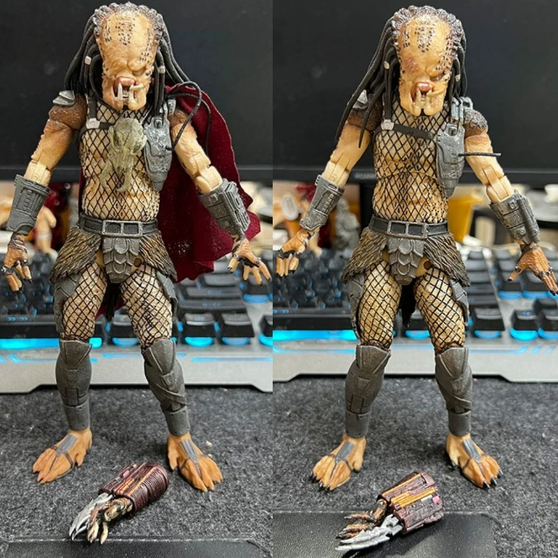 Originálny 20 cm NECA Ahab Predator Comic Edition Ultimate Deluxe Action Model First Edition Ornament Figur Action Anime Hračky