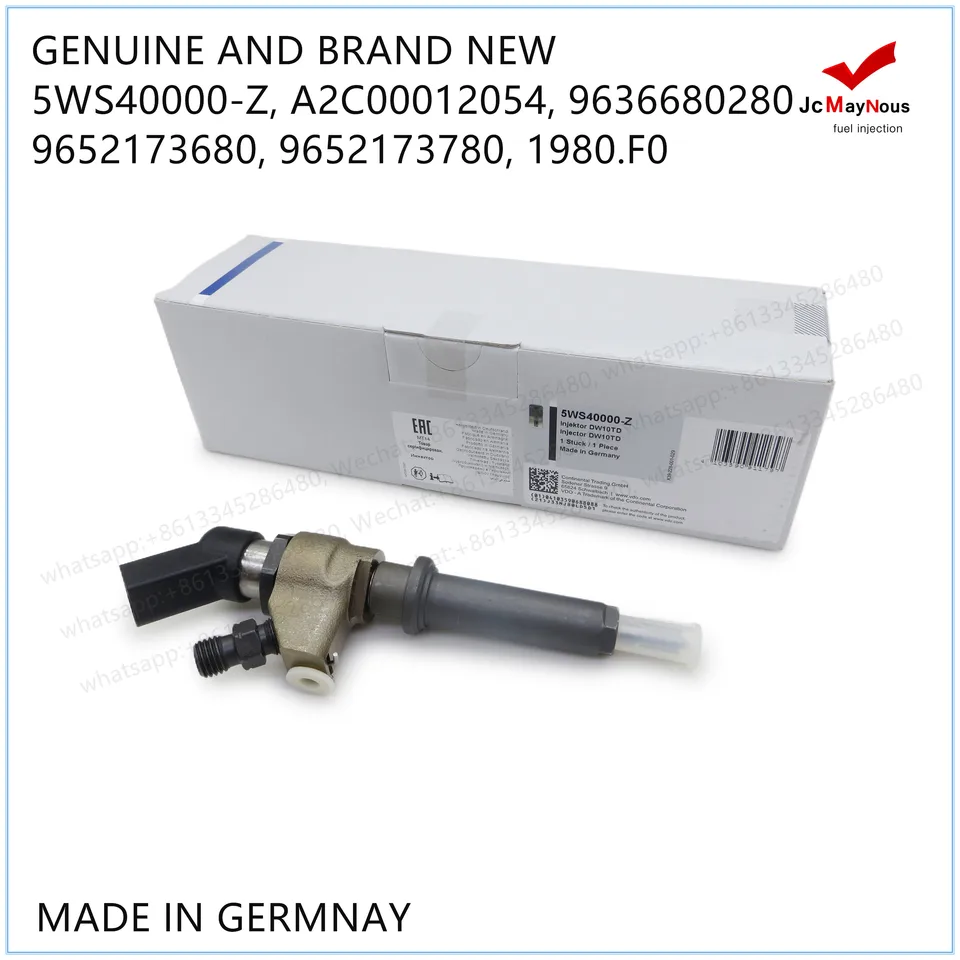 Originálny a úplne nový vstrekovač nafty 5WS40000-Z A2C00012054 9636680280 9652173680 9652173780 1980.F0.F0.F0.F0