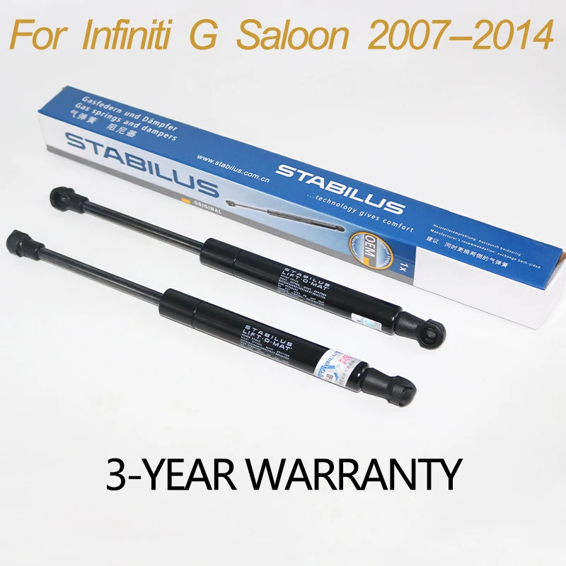 Originálny automobilový styling zadného kmeňa šokového výťahu Tailgate Tailgate Plyn Plynovú vzperu pre infiniti g série Salon G25 G35 G37 2007-2014