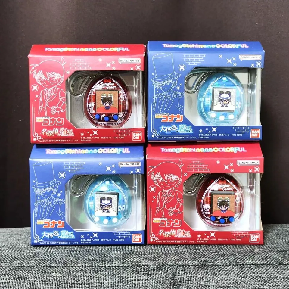 Originálny Bandai detektív Conan Kaitou Kid Red Jade Blue Jade Tamagotchi Nano Electronic Pet Machine Game Console Darček k narodeninám
