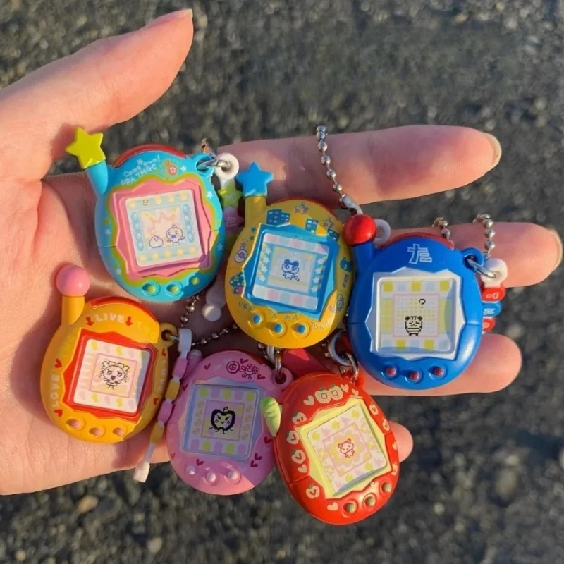Originálny bani tamagotchi reprodukčný seriál Yuanzu Machine prívesok Elektronické domáce zviera Klasické detské spomienky Game hračky darček