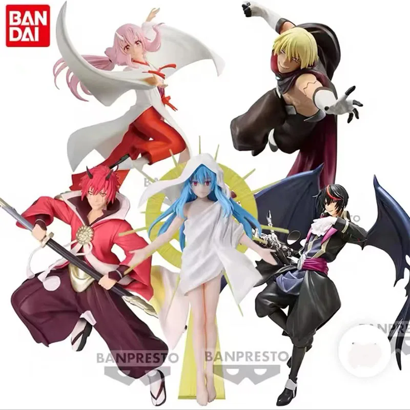 Originálny banpresto, ten čas som bol reinkarnovaný ako sliznica anime figurín Rimuru Tempest Diablo Benimaru Dolls Toy Festival darček
