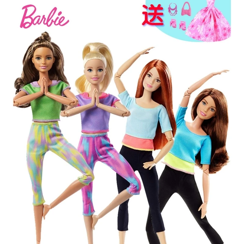 Originálny Barbie's nová všestranná tvarová bábika s pohyblivými spoločnými darčekmi pre dievčatá, akčná figúrka, vynikajúce darčeky pre bábiky darčeky