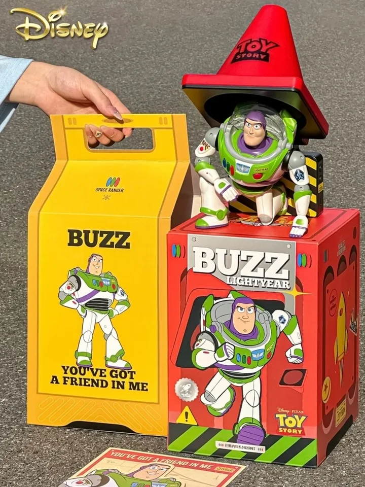 Originálny Disney Buzz Lightyear Roadblock Light Toy Series Series Lighting 5H dlhá vytrvalosť