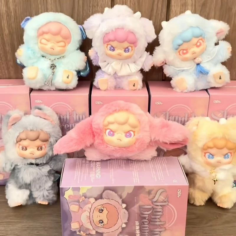 Originálny dora 2.0 Shanhai Dream Series Vinyl Blind Box Kawaii Pendant Doll Collection Decotion Dekorácie záhadné boxy vianočný darček
