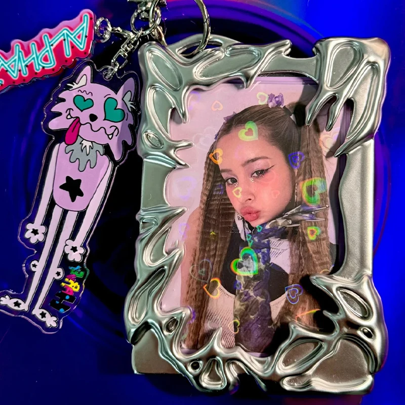 Originálny držiak elektroplate fotokard držiak 3inch kpop fotokard spojivo odolný voči prachom držiteľom držiaka na akrylové karty