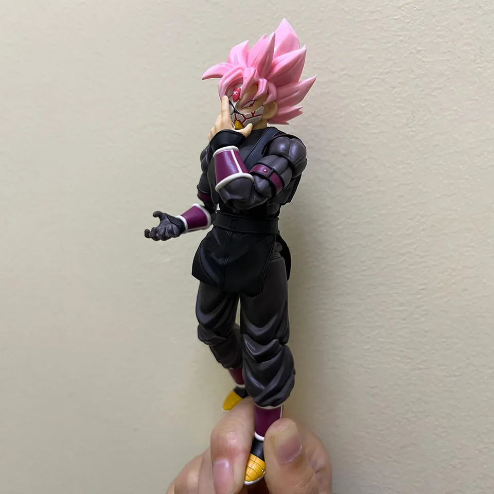 Originálny démonický fit df dragon lopta sh figuart shf Ultimate Atrocsious Black Goku Pink Zamasu akčný figúrku s diaľkovým modelom
