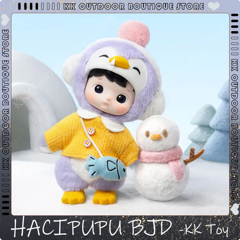 Originálny hacipupu tučniak akčná figúrka bjd vinylová bábika sladká roztomilý modela zbierka dekorácie deťom k narodeninám darček