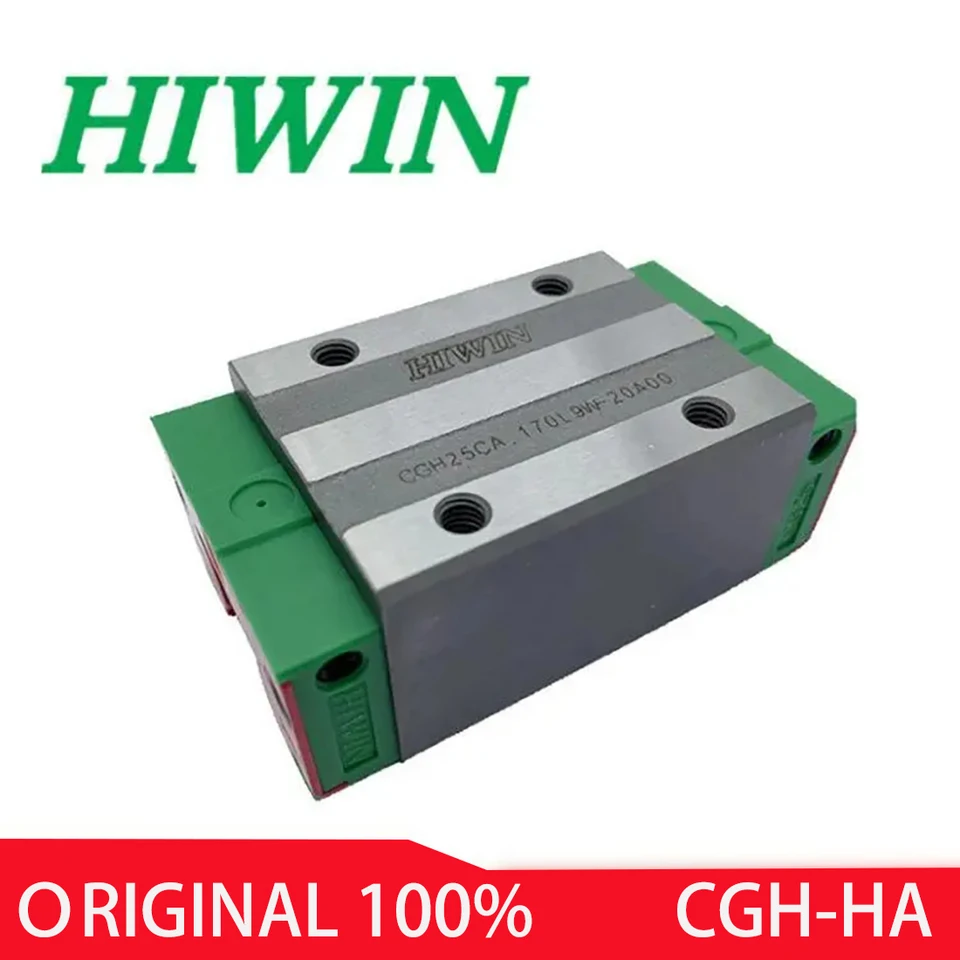 Originálny hiwin lineárny sprievodca CGH25ha CGH25HAZ0C Kočnostné blokové koľajnice pre 3D tlačiareň CNC strojové diely Ovládanie ložiska