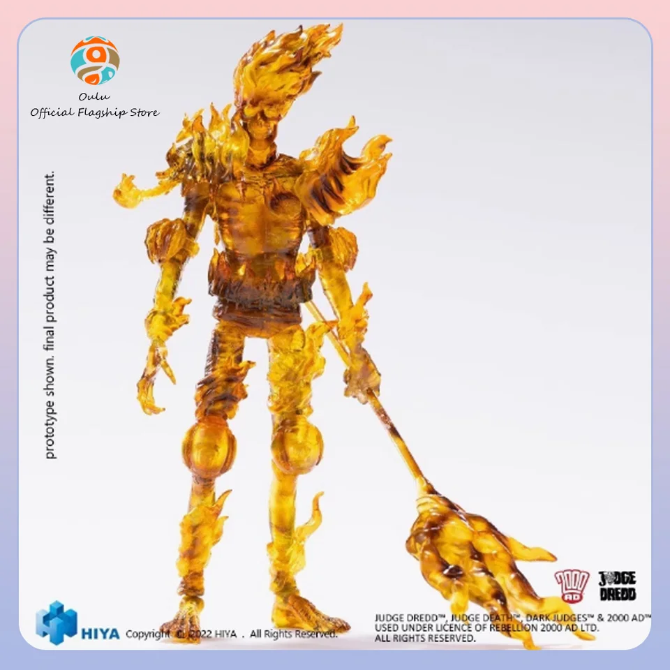 Originálny hiya 1/18 Akčný obrázok sudca Dredd Model Model cudzinca žoldnierska žoldnierska socha Craig Flame Sudca miniatúrne modely hračky