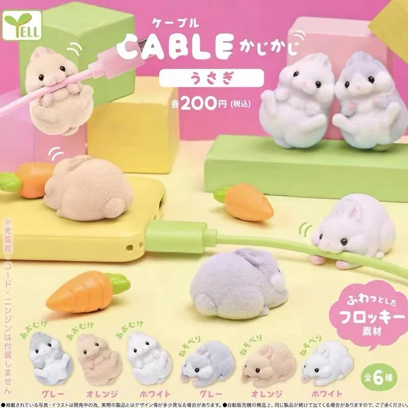 Originálny krik gashapon roztomilý anime kapsuly hračky s králičím dátovým dekoráciou dekorácia figurína kawaii mini akčná figúrka darček