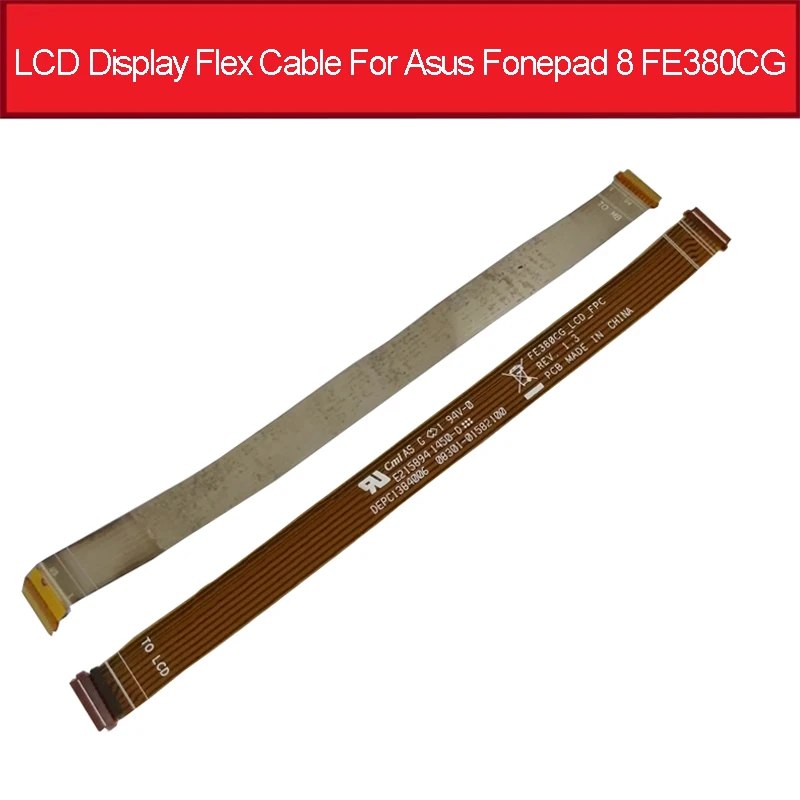 Originálny LCD displej obrazovky Flex kábel pre ASUS Fonepad 8 Fe380cg LCD Panel FPC Connector Flex Ribbon Výmena dielov