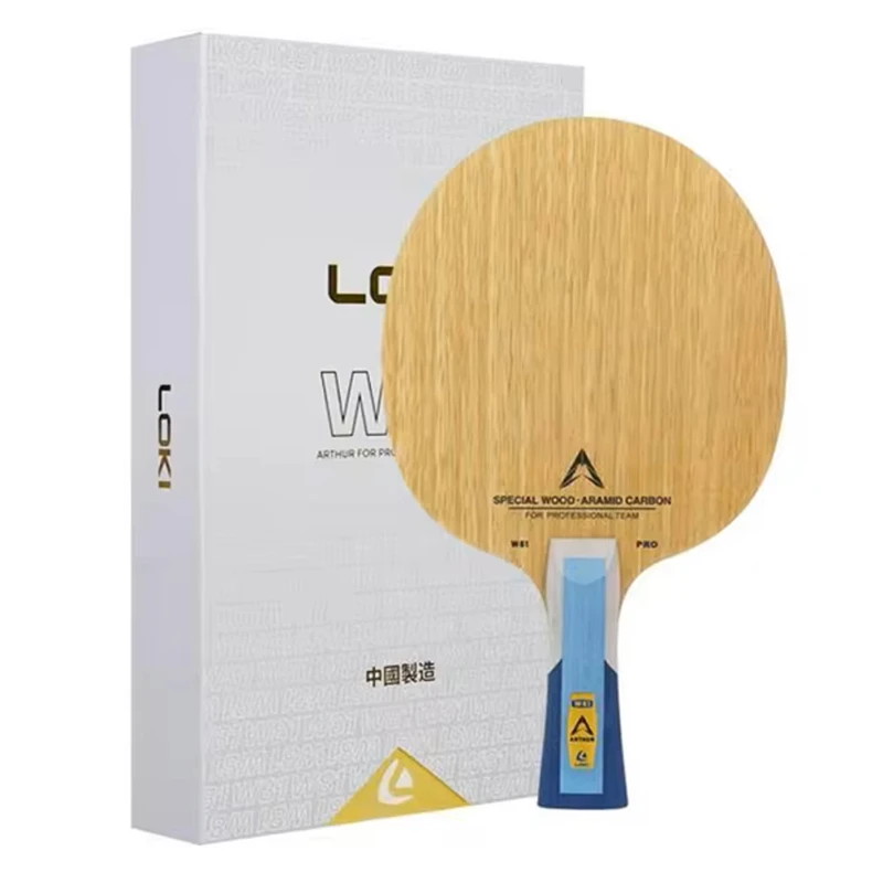 Originálny Loki Arthur W81 Pro Table Tennis Blade New 5+2 Aromatický uhlík Special Wood Ping Ping Blade Professional Team