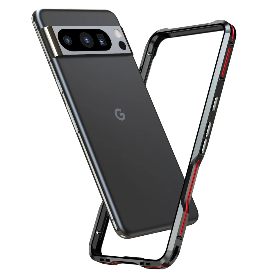 Originálny luxusný luxusný hliníkový zliatinový kovový obal pre google pixel 8 pro Pixel 8 ultra tenký Super tenký nárazník.