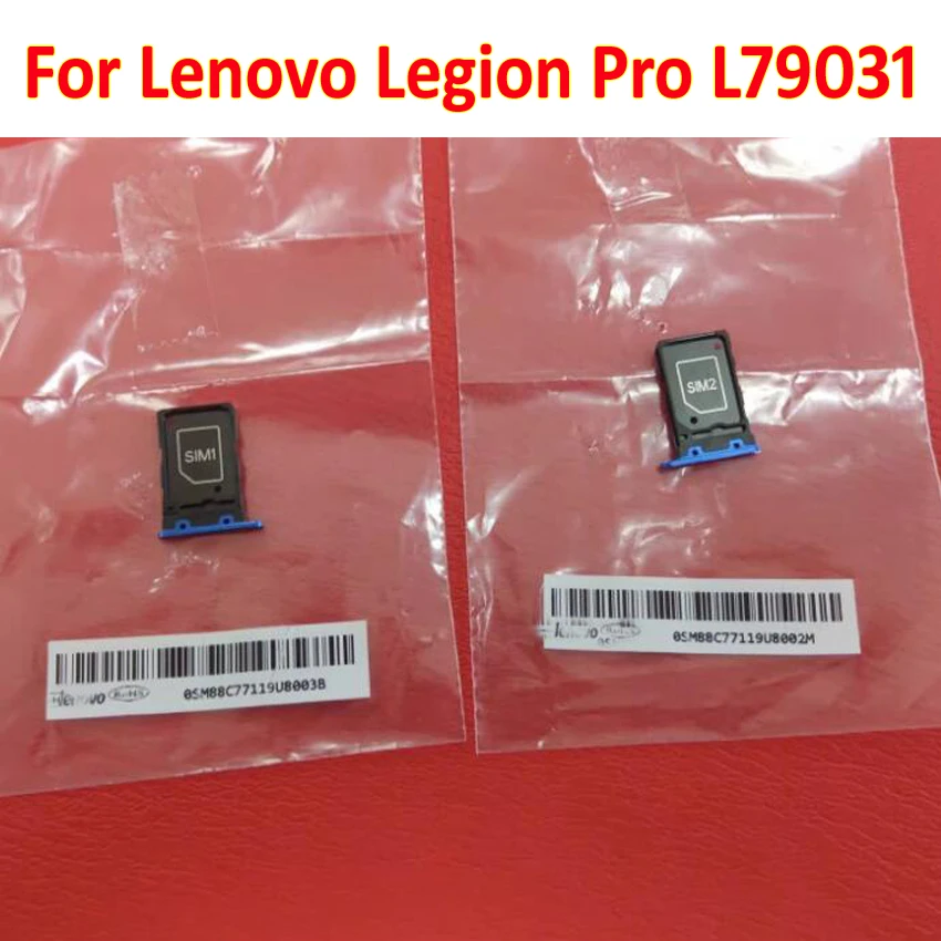 Originálny najlepší pre spoločnosť Lenovo Legion Pro 5G L79031 Herný telefón SIM Card Reader Slot Slot Držiak port držiaka Flex Cable Výmena