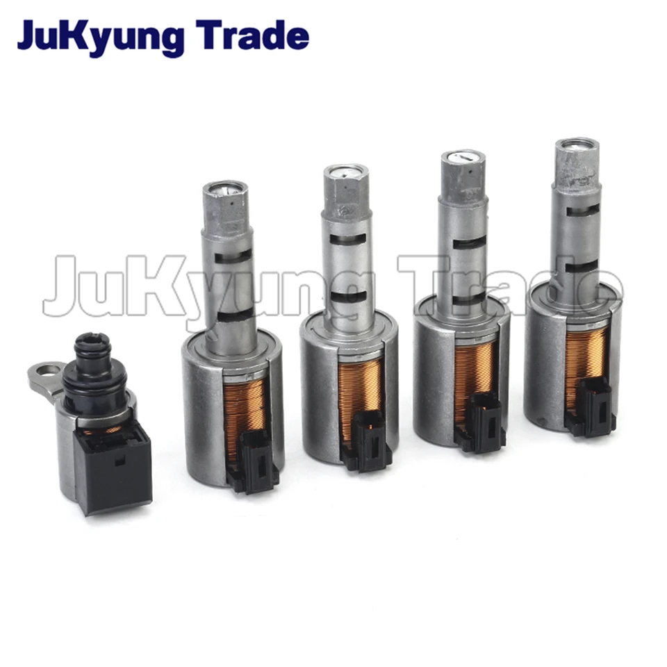 Originálny nový CVT RE0F11A JF015E JF015 Automatická súprava prenosového ventilu Solenoid Solenoid pre Nissan Tiida Sylphy Sentra Sunny