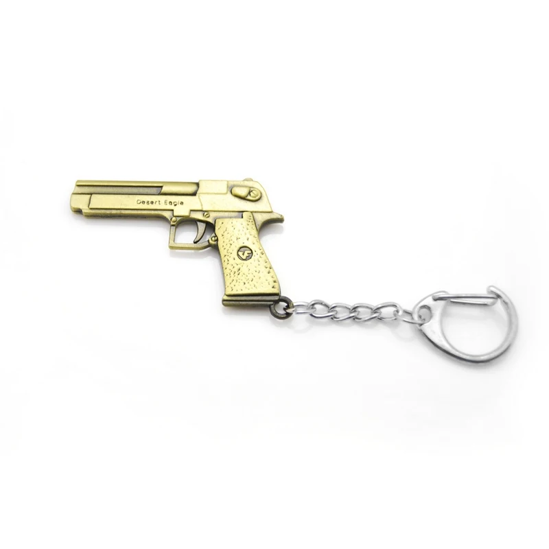 Originálny nový novinkový pult štrajk AK47 Guns Keychain Men Drinket CS Go Awp Rifle Sniper Sniper Key Ring Ring Dercery Souvenírs Darček