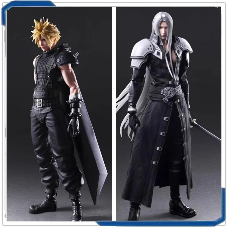Originálny originálny Final Fantasy PVC Sephiroth Cloud Remake 2.0 Play Arts Upravený Moveble Figual Figual Zbierka Zbierka darček