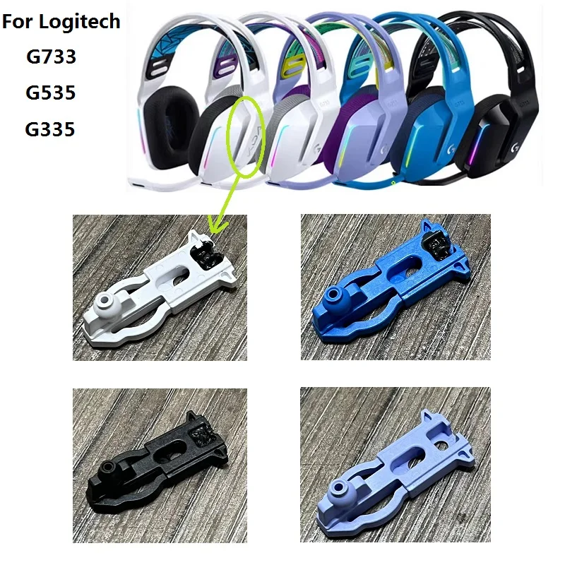 Originálny otočný záves pre logitech G733 G535 G335 Lightspeed Wireless Gaming Headset Výmena opravy náhradné diely