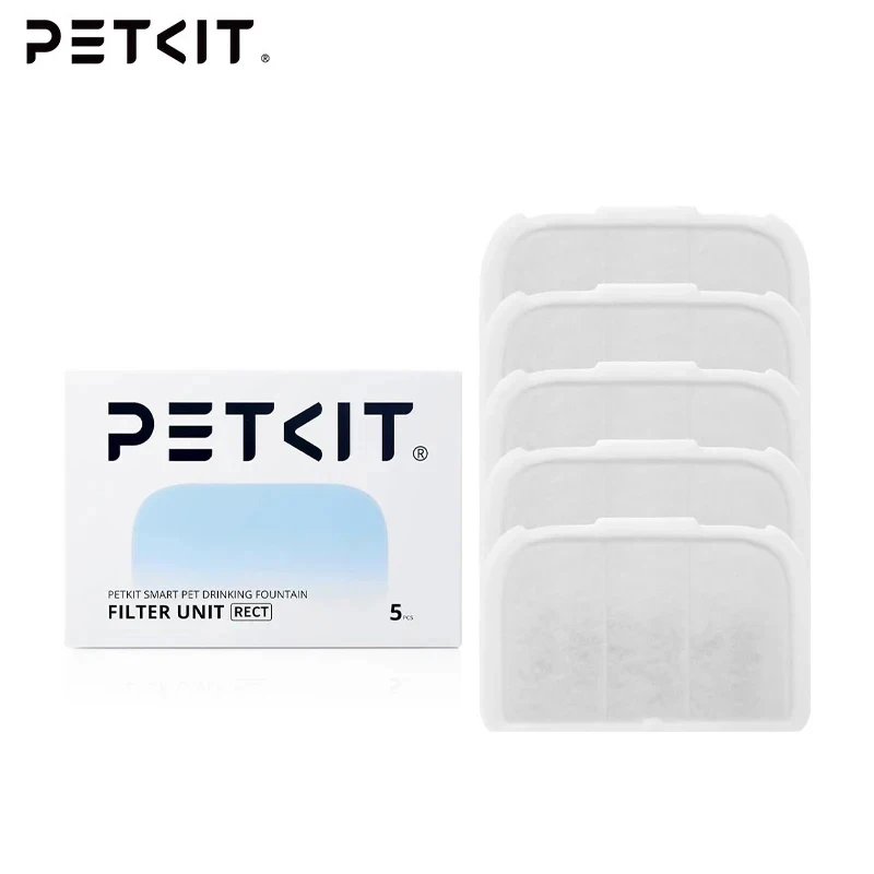 Originálny Petkit Filter 5 Pack jednotka Eversweet Max Adrokless Water Fountain, náhrada za 3L automatickú fontánu mačiek