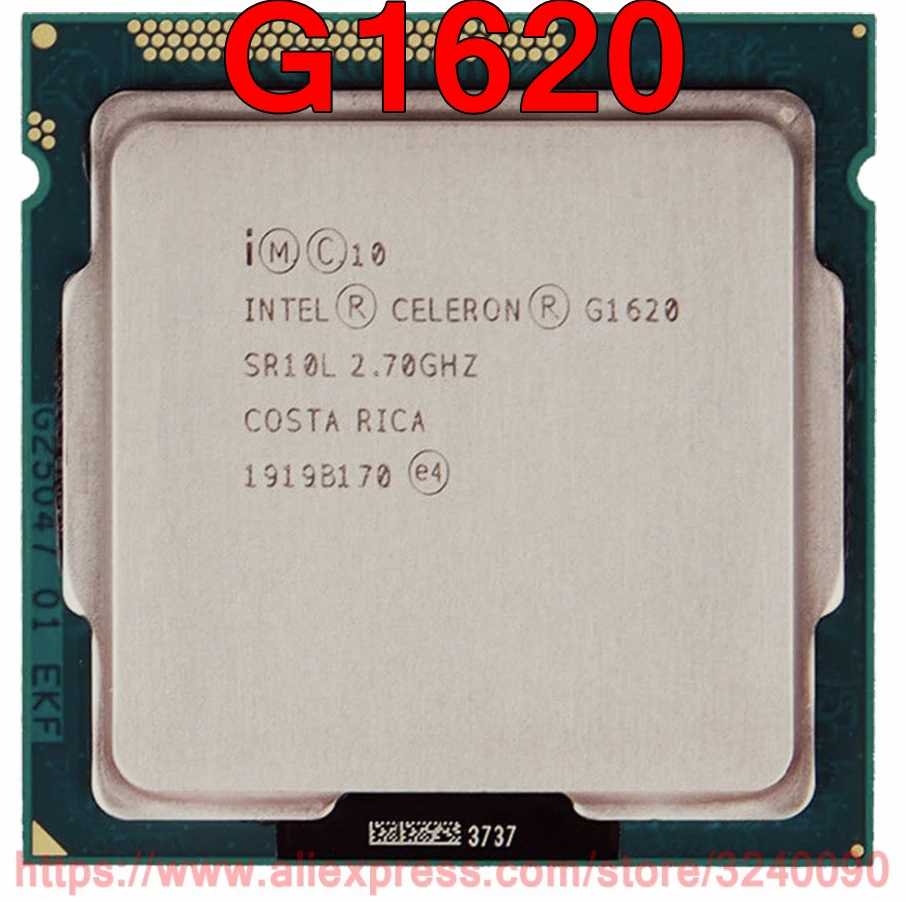 Originálny procesor Intel CPU Celeron G1620 2,70 GHz 2M Dual-Core Socket 1155
