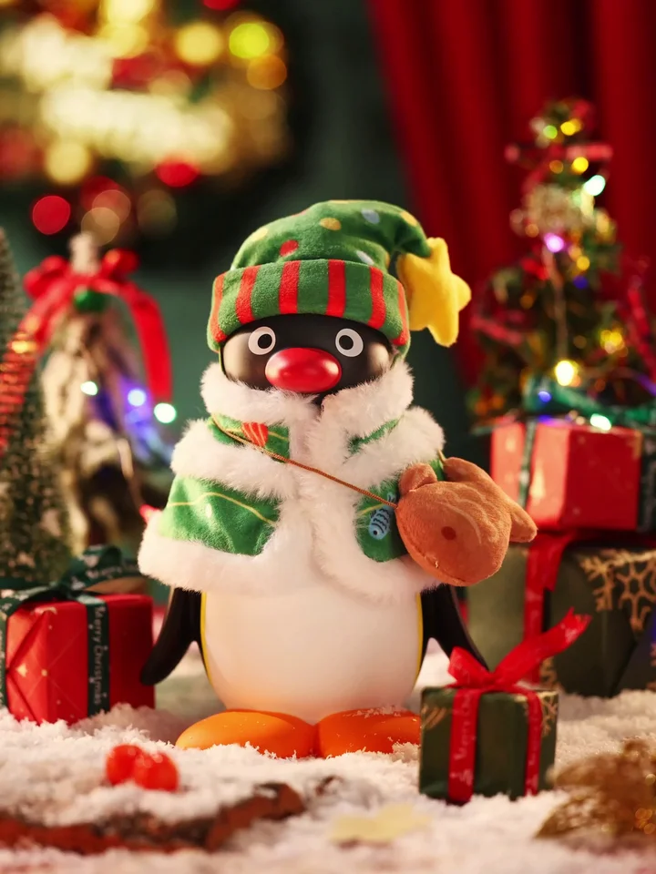 Originálny punguin nočné svetlo Periférne potľapkanie Svetlo šaty Up Animal Bedside Lamp Decorácie deti narodeniny vianočný darček