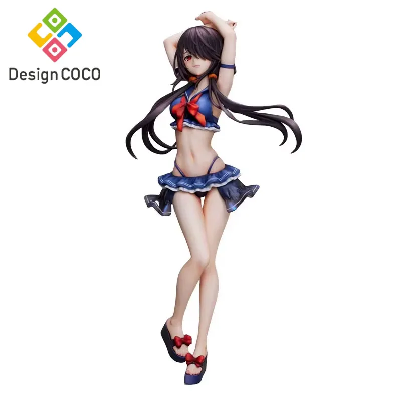 Originálny pôvodný dizajn Coco Dátum živé Kurumi Tokisaki Anime Action Figure Collectible Model Dolls Sotuette Ornament Darčeky